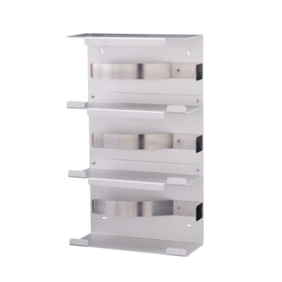 Afbeelding van MediQoline Handschoendispenser trio aluminium