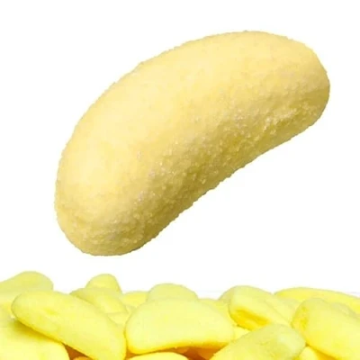 Afbeelding van HARIBO Banan&#039;s snoep met bananensmaak doos 210 snoepjes 1050 g
