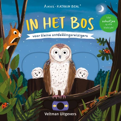 Afbeelding van Veltman uitgevers schuifboekje in het bos