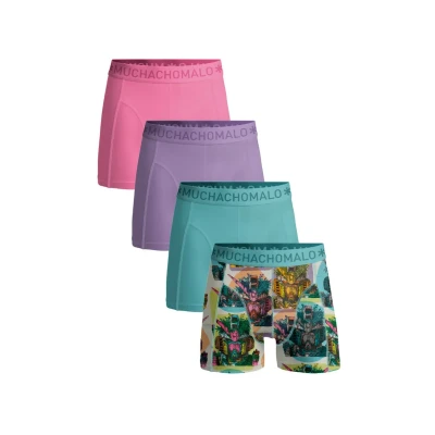 Afbeelding van Muchachomalo Heren Boxershorts 4 Pack Maat XXL 95% Katoen Mannen Onderbroeken