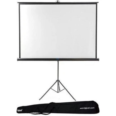 Afbeelding van Wall screen with Tripod + Bag iggual PSITS180 180 x cm