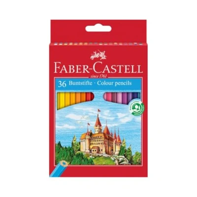 Afbeelding van Faber Castell 36 Castle kleurpotloden, etui van