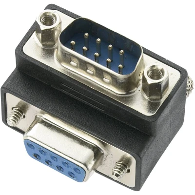 Afbeelding van Renkforce Serieel Adapter [1x D sub stekker 9 polig 1x bus polig] Zwart