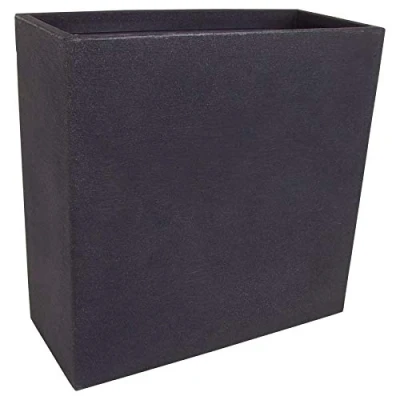 Afbeelding van Spetebo Plantenbak XXL kunststof antraciet 60 x 26 cm
