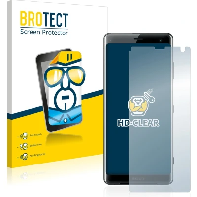 Afbeelding van BROTECT Screenprotector voor Sony Xperia XZ3 Folie Beschermfolie transparant (2 Stuks)