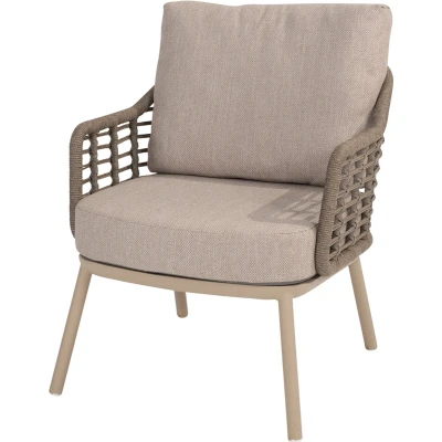 Afbeelding van Puglia low dining tuinstoel latte Taste 4SO