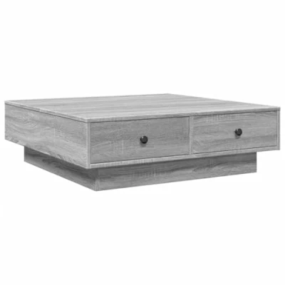 Image de vidaXL Table basse Sonoma gris 90x90x28 cm Bois d&#039;ingénierie826636