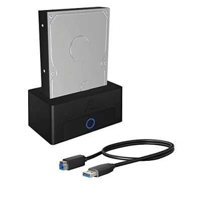 Afbeelding van ICY Box USB 3.0 Home Station voor SSD of Disk (2,5 3,5 inch), SATA, UASP, adapter/externe harde schijf IB 1122 U3