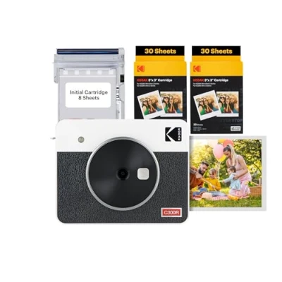 Afbeelding van Kodak Mini Shot 3 Instant Camera Foto Printer 68 vellen inbegrepen