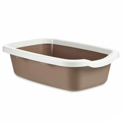 Afbeelding van Kattenbak Wit Beige Plastic 38 x 16 58,5 cm (11 Stuks)