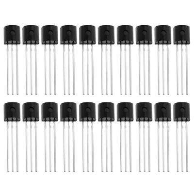 Afbeelding van Create idea Lot de 20 transistors à canal N 3 broches haute efficacité pour amplificateurs audio, processeurs Sgnal BF245A