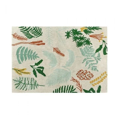 Afbeelding van Lorena Canals Wasbaar katoen vloerkleed Botanic Plants M 140x200cm