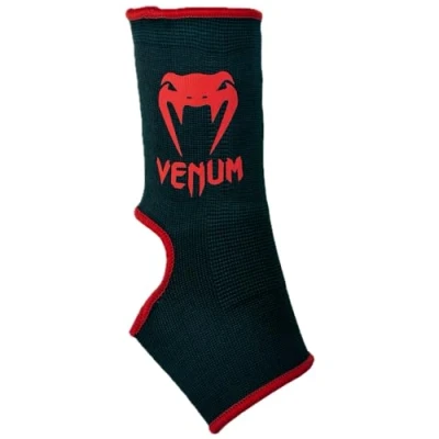 Afbeelding van Venum Kontact enkelbandjes, paar, zwart/rood, M