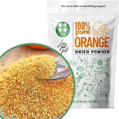 Afbeelding van gedroogd sinaasappelpoeder 100% natuurlijk Fruit oranje gedroogde van ganzen sinaasappels Dried Orange Powder Pieces (grof poeder)