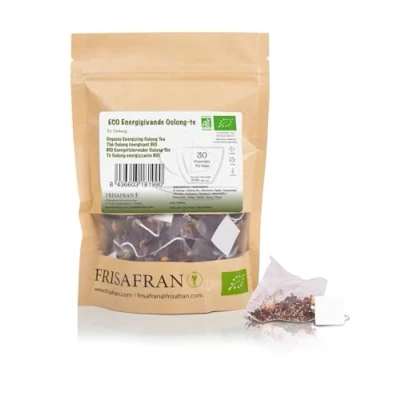 Afbeelding van FRISAFRAN thé Oolong énergisant Bio 15Un 30g Purifiant Rajeunissant bleu authentique Infusion de plantes naturel antioxydant et drainant dépurative
