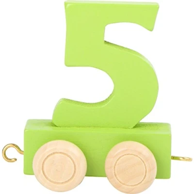 Afbeelding van small foot Coloured Numbers Train 5