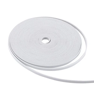 Afbeelding van 10M GT2 Witte Open Distributieriem voor 3D Printer 6mm Brede CPU met Stalen Kern