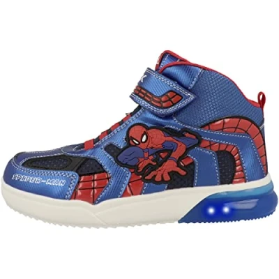Afbeelding van Geox Spiderman sneakers blauw Imitatieleer 82316 Heren Maat 30