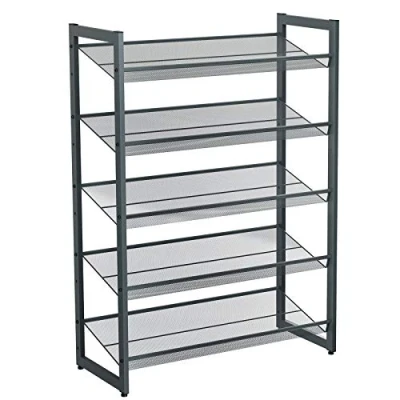 Afbeelding van Songmics LMR005GB Schoenenrek, Donkergrijs, 74 X 30.7 104 cm(B T H)