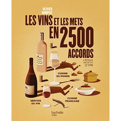 Afbeelding van les vins et mets en 2500 accords