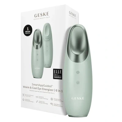 Afbeelding van GESKE SmartAppGuided™ Warm &amp; Cool Eye Energizer 6 in 1 Oogmassageapparaat Apparaat tegen donkere kringen Traanzakjes en hangende oogleden verwijderen Elektrische oogmassage