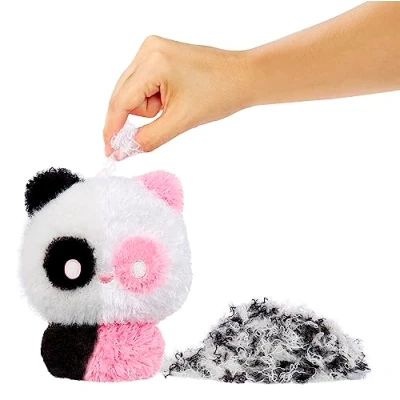 Afbeelding van Fluffie Stuffiez Kleine knuffel om te verzamelen, PANDA, verrassing uit pakken met ASMR, fidget, doe het zelf vulling verwijderen, ultrazachte knuffel, voor kinderen vanaf 4 jaar