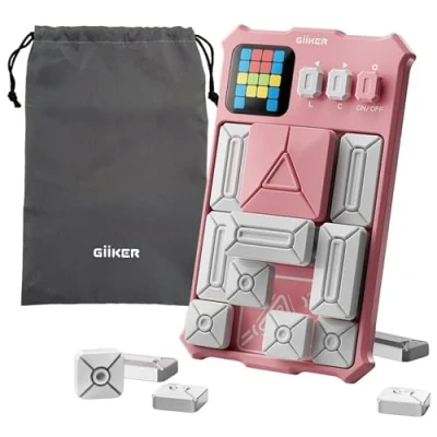 Afbeelding van Giiker Super Slide Puzzle Games With Travel Bag Baby roze