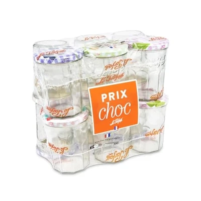 Afbeelding van Le Parfait 1978030.0 jampotten, transparant, 24,0 x 16,0 23,0 cm, 12 stuks