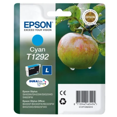Afbeelding van Epson T1292 maat L cyaan origineel inktcartridge