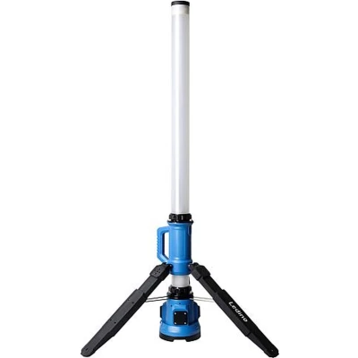 Afbeelding van LED statief bouwlamp 360 graden Powerbank en stekker 6500K
