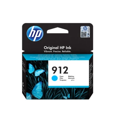 Image de HP 912 Cartouche d&#039;encre cyan authentique