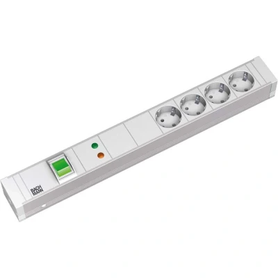 Afbeelding van Bachmann 3310202 19 inch Stekkerdoos voor patchkast Wit