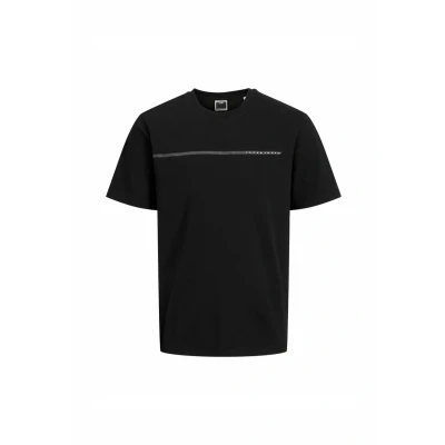 Afbeelding van JACK&amp;JONES PLUS JCOFUSION FULL BRANDING TEE SS CRE PLS Heren T shirt Bright White