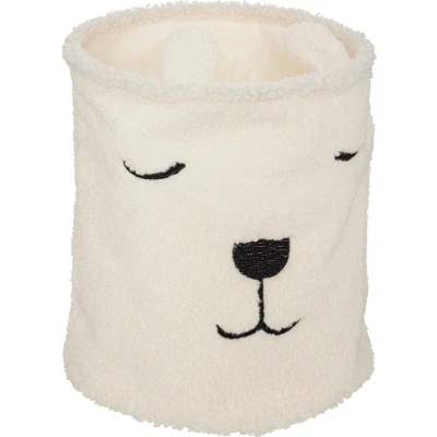 Afbeelding van Atmosphera kids Opbergmand / Speelgoedtas Teddy D35 Opbergtas Wit
