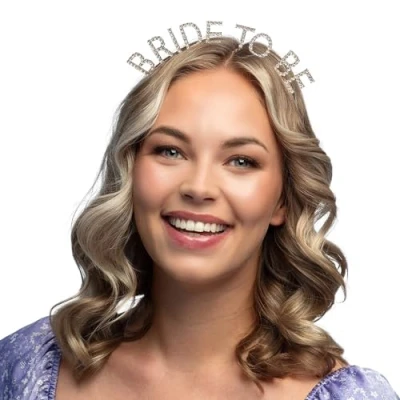 Afbeelding van Boland Metalen Diadeem &#039;BRIDE TO BE&#039; Één maat Volwassenen Vrouwen