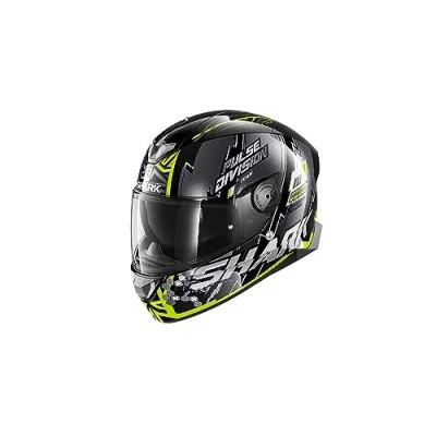 Afbeelding van Shark Skwal 2 HE4954EKYSXS Motorhelm, zwart/geel/grijs, XS