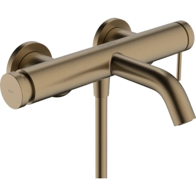 Afbeelding van hansgrohe Tecturis S ééngreeps badmengkraan opbouw Brushed Bronze