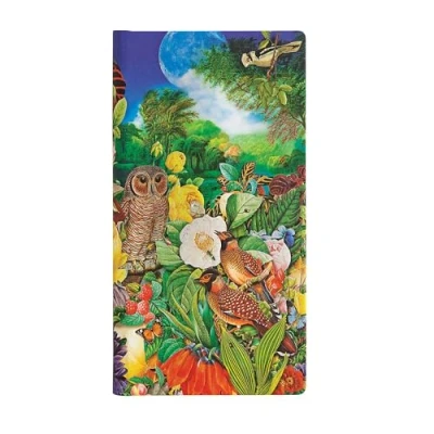 Afbeelding van Paperblanks Notitieboek Slim Gelinieerd Nature Montages Moon Garden