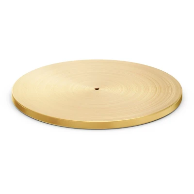 Afbeelding van Höfats Spin 90 Sfeerlantaarn Grondplaat Gold / Stainless Steel