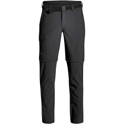 Afbeelding van Torid Slim Zip Wandelbroek Heren Black 990 94 Zwart