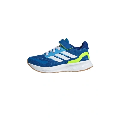 Afbeelding van adidas Performance Runfalcon 5 Hardloopschoenen voor op de weg kinderen, Maat: 32, Bright royal ftwr white lucid lemon Textiel/ synthetisch