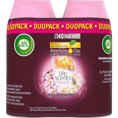 Afbeelding van AirWick Freshmatic summer pleasure luchtverfrisser navulverpakking Zalige Zomer, 500 ml