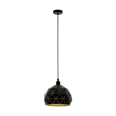 Afbeelding van EGLO Roccaforte Hanglamp E27 Ø 40 cm Zwart/Goud
