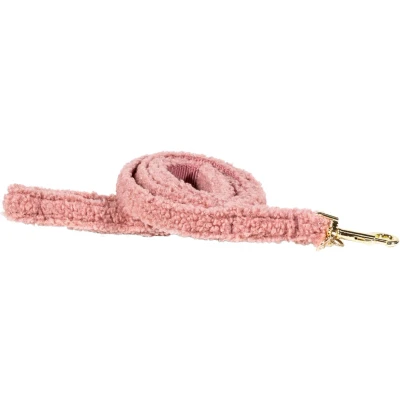 Afbeelding van Honden lijn teddy fleec old rose size S 120cm