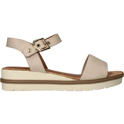 Afbeelding van Tamaris Sandalen met sleehak, Dames, Maat: 39, Ivory Kunststof