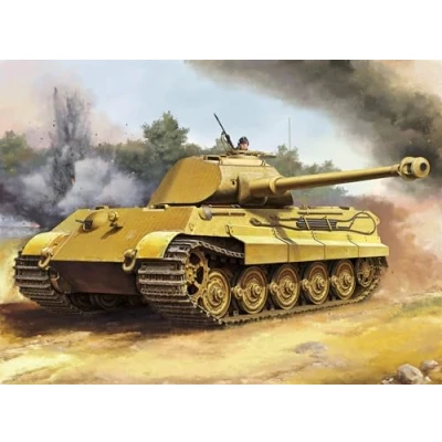 Afbeelding van 1:16 Trumpeter 00948 Pz.Kpfw.VI Sd.Kfz.182 Tiger II Porsche Vroeg productievoertuig Fgst.Nr.280009 Plastic Modelbouwpakket