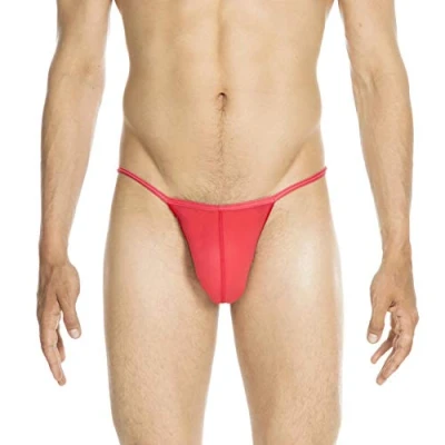 Afbeelding van HOM Plume G String (1 pack) Heren Rood Maat S