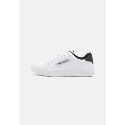 Afbeelding van Armani Exchange Seattle Sneakers laag, Heren, Maat: 42, Optik white/black Hoogwaardig imitatieleer