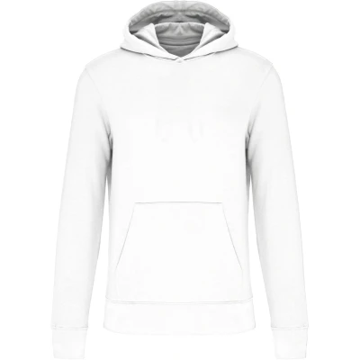 Afbeelding van Kariban Ecologische kindersweater met capuchon K4029 White