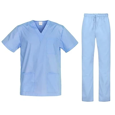 Afbeelding van B well Cesare scrubset voor dames, Blauw